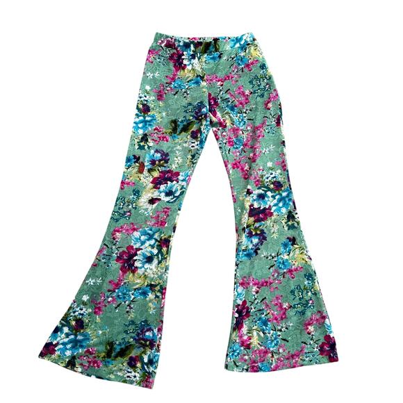 NWOT ru apperal lace mesh flare pants sz m - Picture 2 of 7